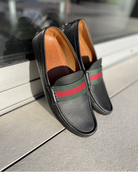 Mokasíny pánské Gucci CAR SHOES černé